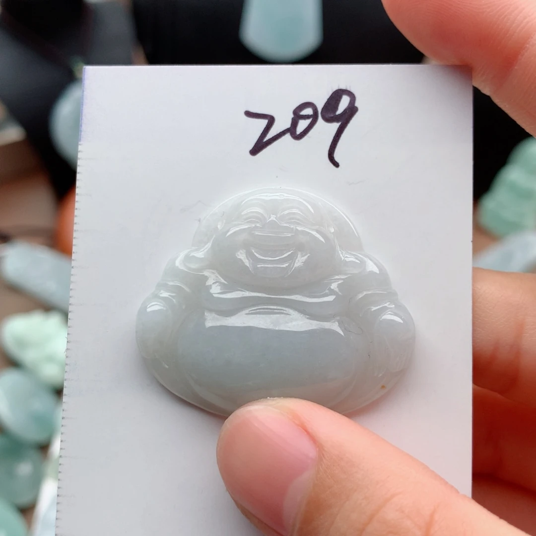 翡翠未镶嵌颈饰吊坠