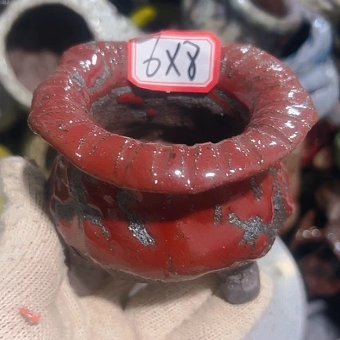 粗陶花盆手工花盆制作