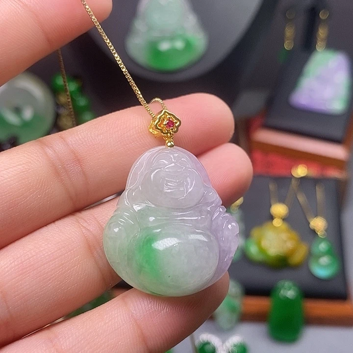 颈饰未镶嵌翡翠吊坠