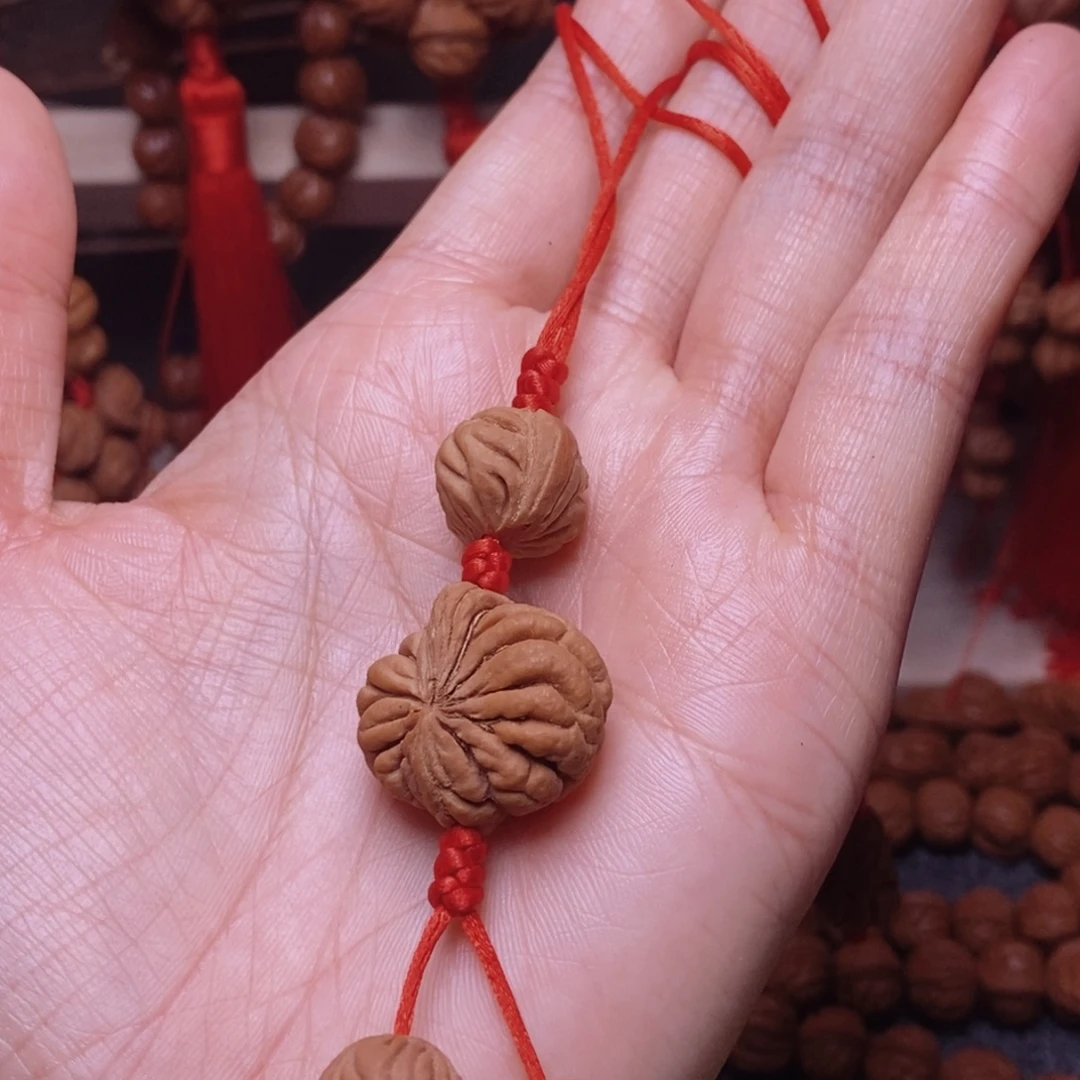 吊坠桃核桃枭挂件
