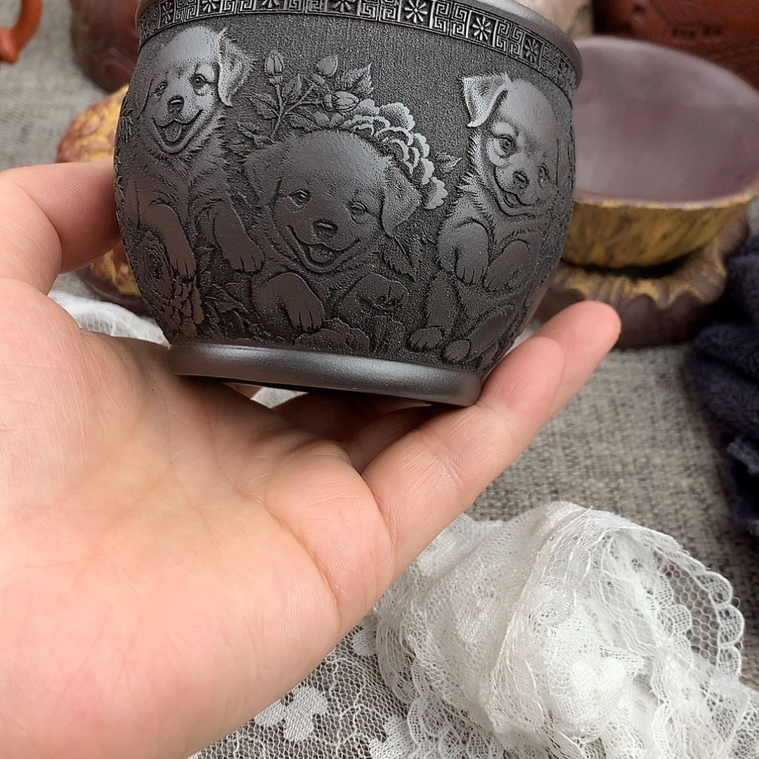 茶杯紫砂高端主人杯