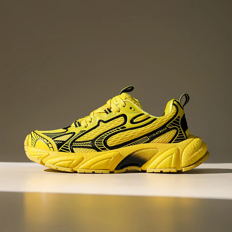 Violentbear/暴力熊时尚百搭厚底老爹鞋男女潮流情侣休闲运动鞋子