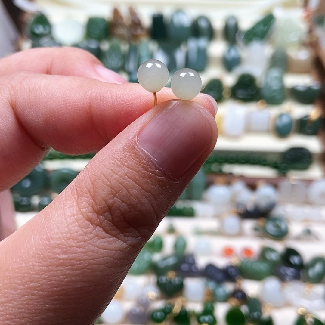 吊坠(不含链)银S925镶嵌和田玉