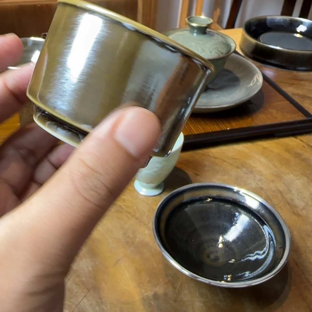 茶盏白丁瓷坊山水