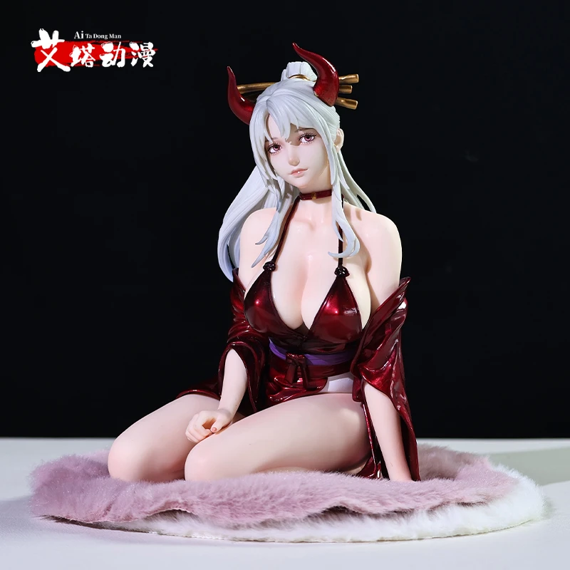 HK和服大和凯多海贼王坐姿美少女动漫周边GK模型手办礼物车载摆件