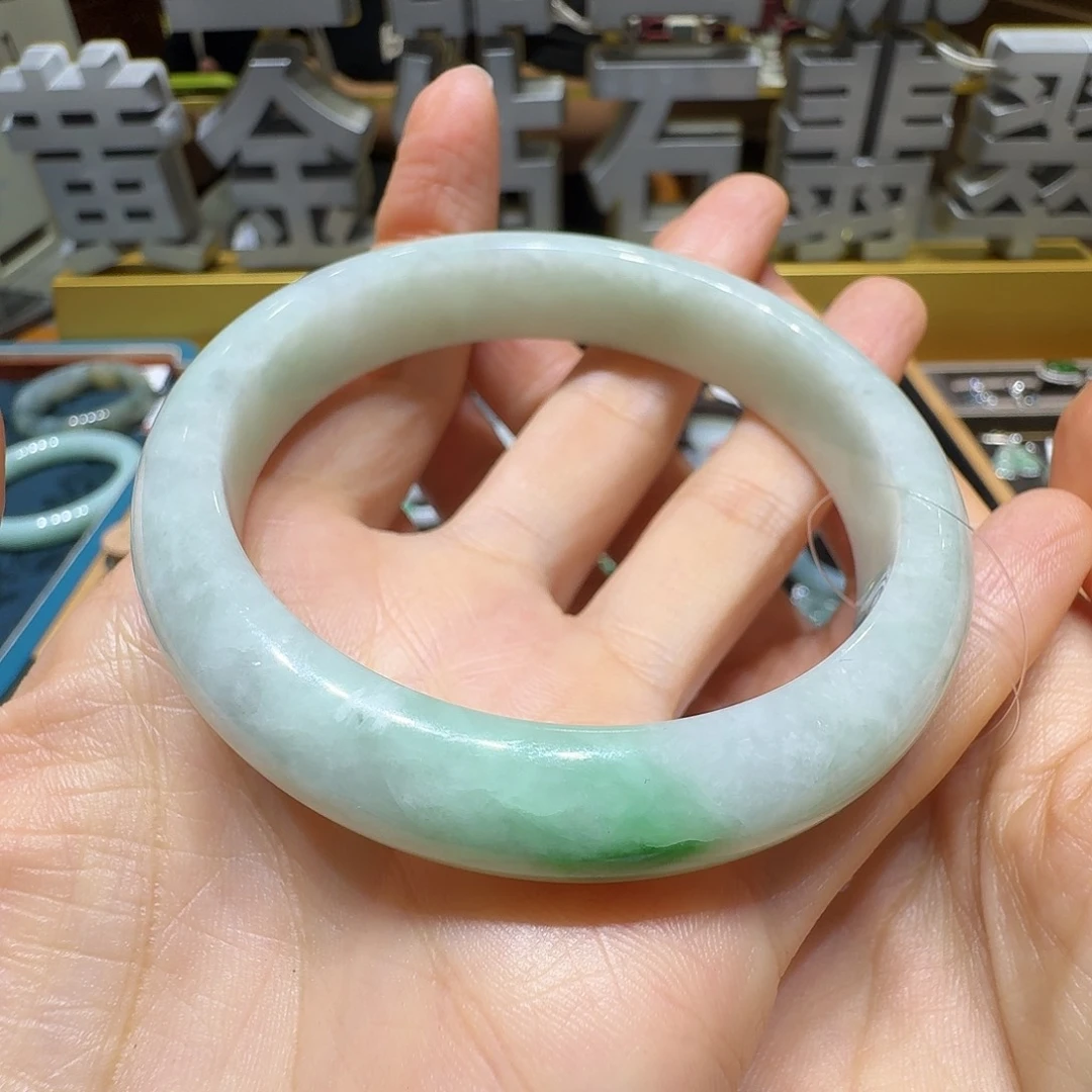 翡翠未镶嵌手镯翡翠手镯59
