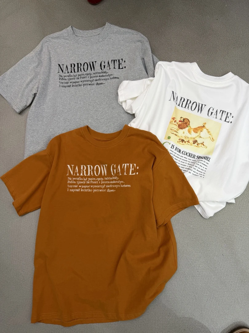 8787-字母小狗-BOENSESI-T恤