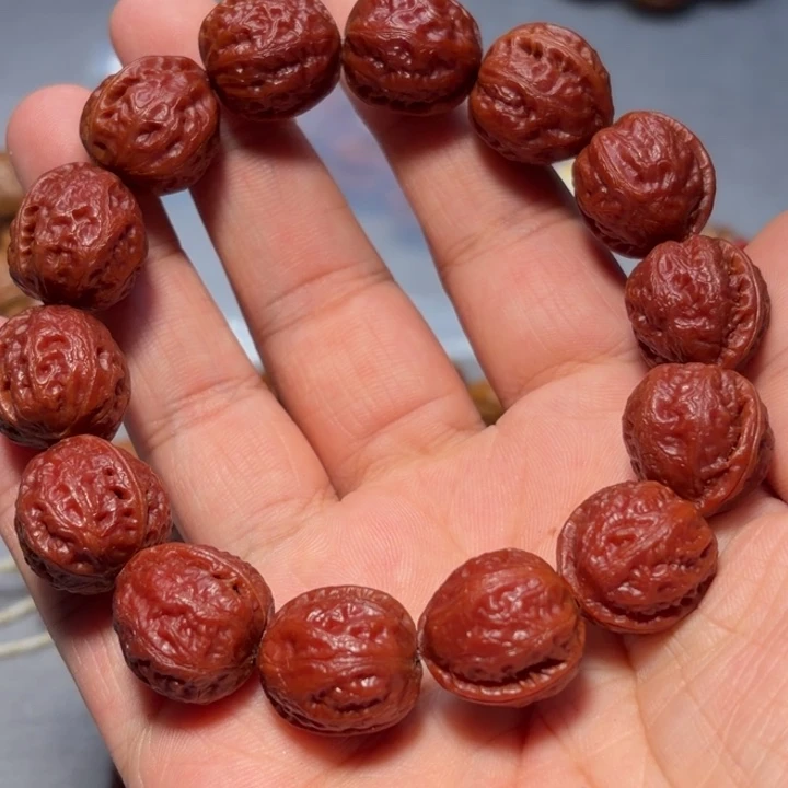 微***涓文玩核桃把件老籽6719