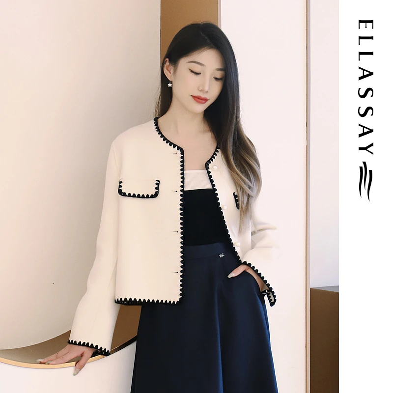 【粉丝专享】歌力思小香风短外套女EWV343T00800