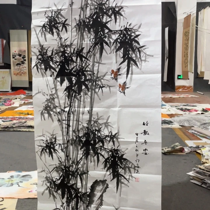 国画国画作者画心一张