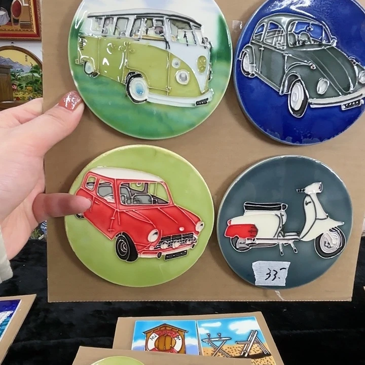 陶瓷板画10/10微瑕