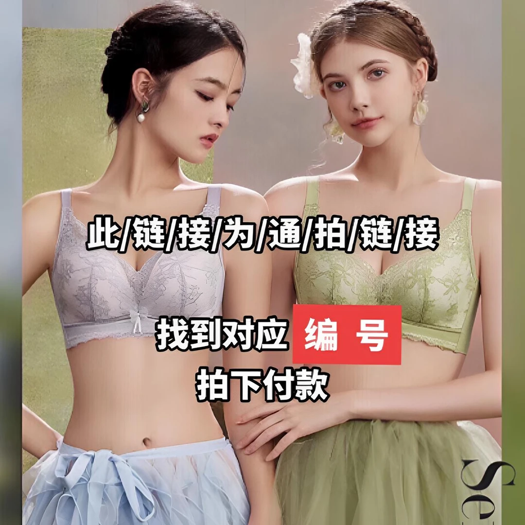 （直播间编码链接）聚拢调整型文胸收副乳文胸#001