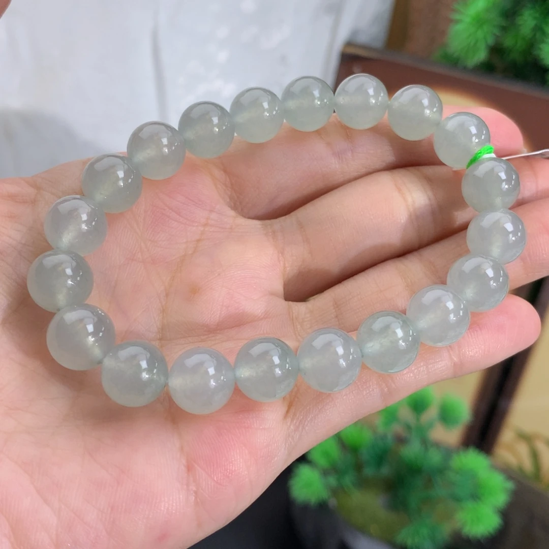 翡翠未镶嵌手串卡9.5冰种晴手串