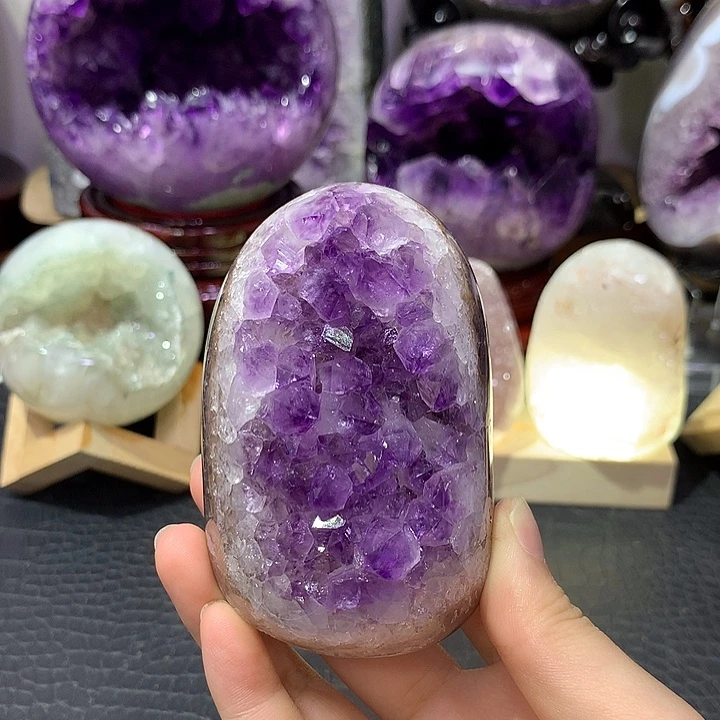 未镶嵌珠宝半成品紫晶
