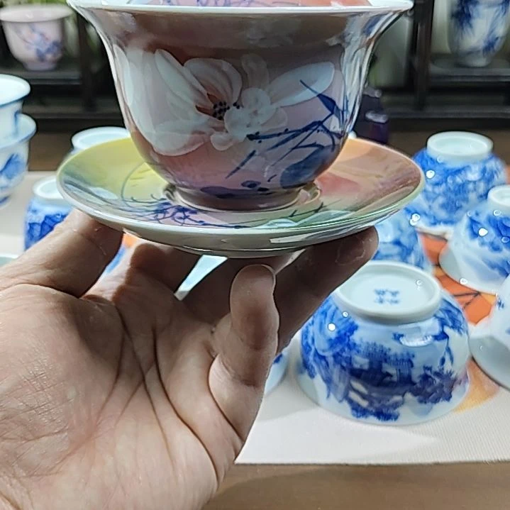 景德镇手工手绘陶瓷杯子