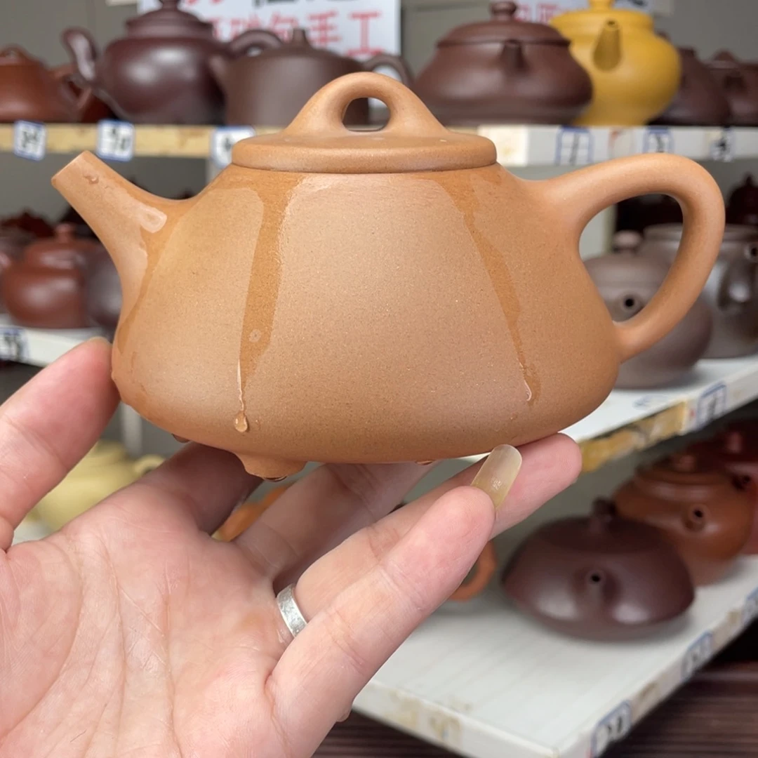 茶壶紫砂段泥半手360毫升