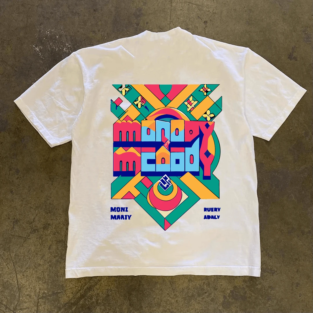 260G重磅不透美式潮牌纯棉圆领短袖t恤男女百搭宽松设计感上衣ins