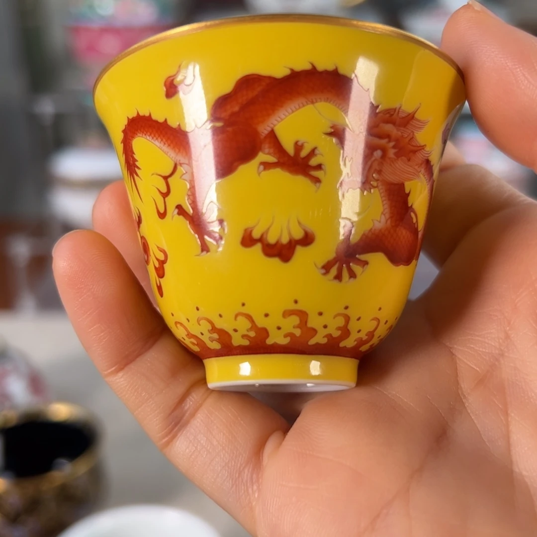 c***仪纯手工手绘 高端茶器
