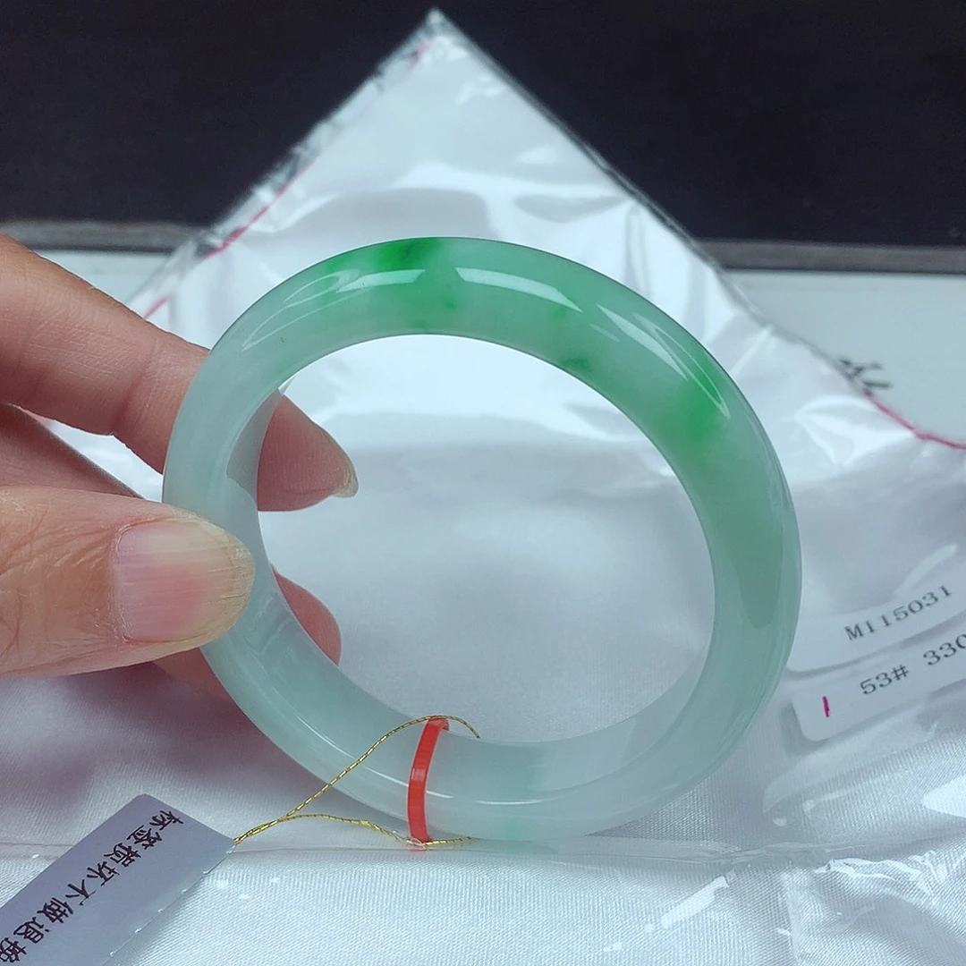 未镶嵌手镯翡翠53圈5031