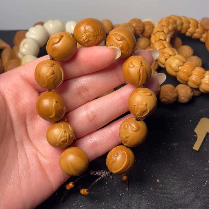 手串橄榄核光背无相