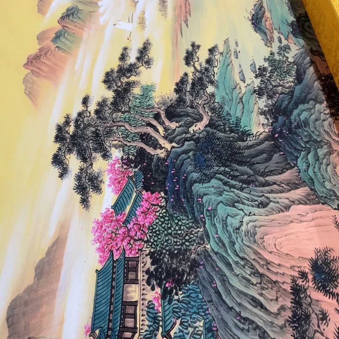 国画老师手绘带运险w