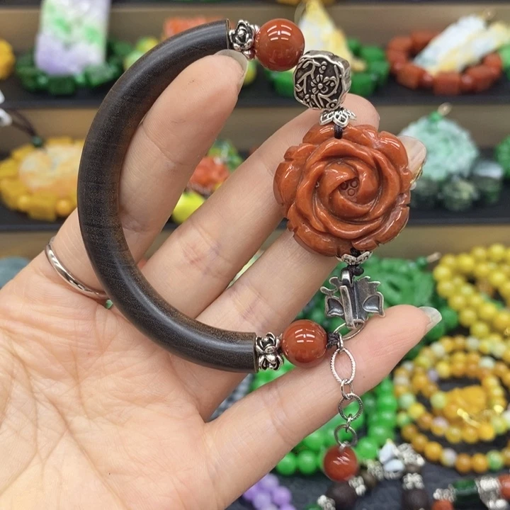 翡翠未镶嵌耳饰手链49