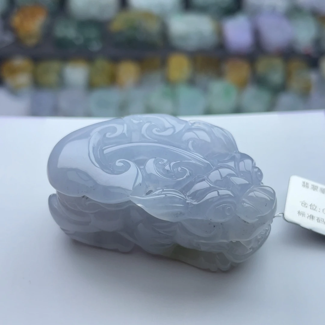 翡翠颈饰未镶嵌貔貅