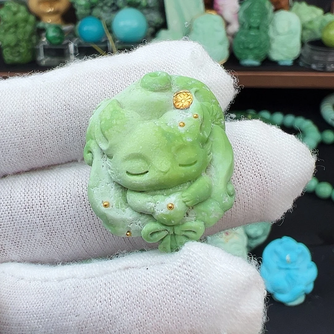 绿松石未镶嵌绿松石主播璐璐