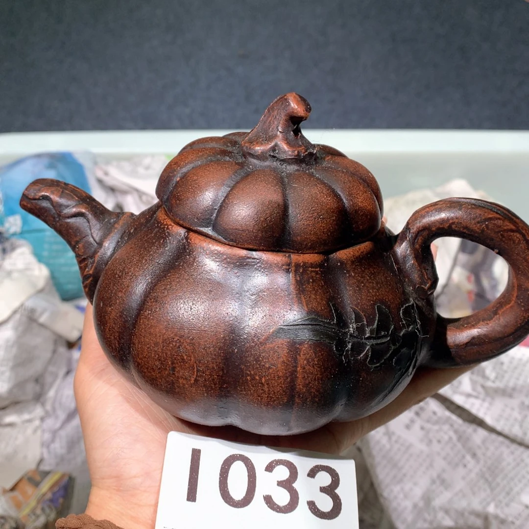 茶壶粗砂紫砂茶壶033