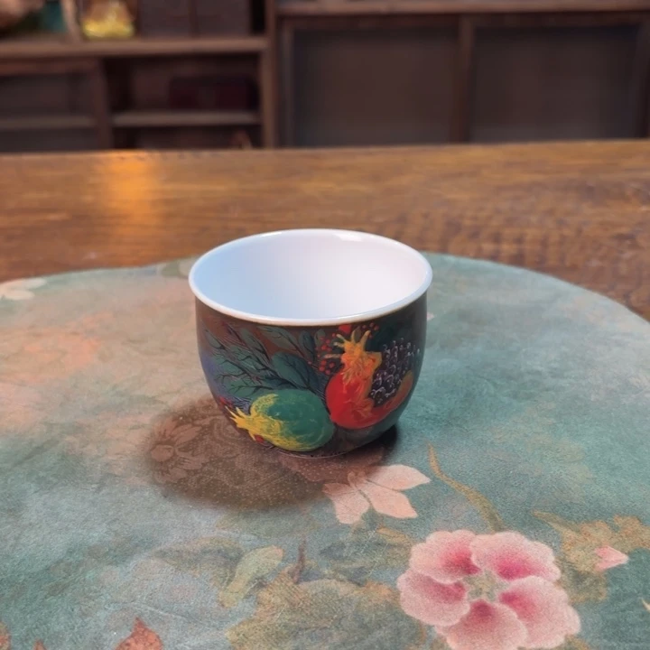 柴烧纯手工手绘陶瓷