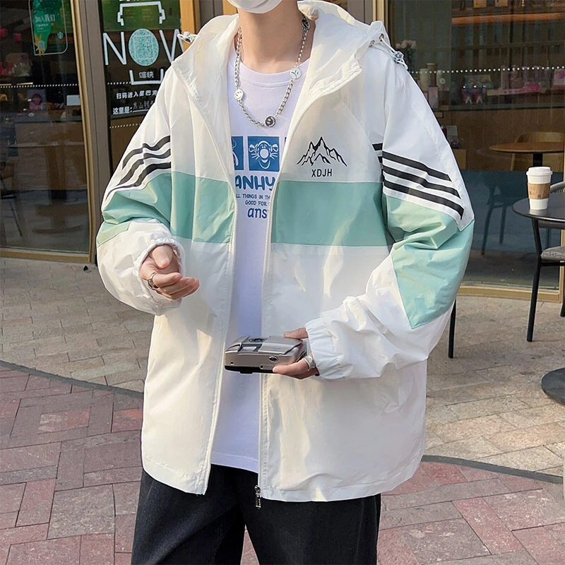 2025夏季新款户外防晒服时尚休闲速干薄款外套青少年学生防晒衫