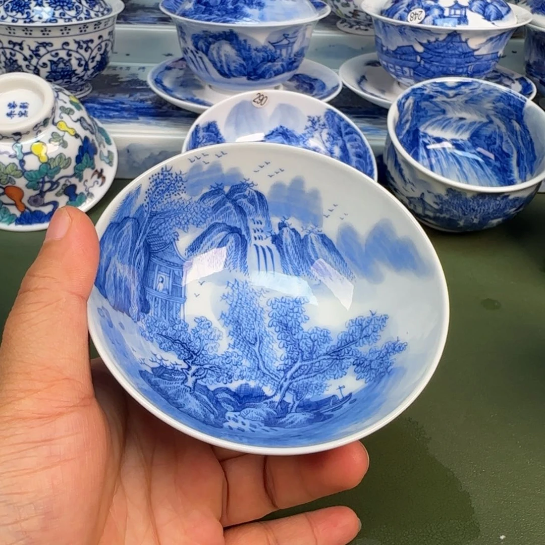 景德镇纯手绘茶具圆圆211