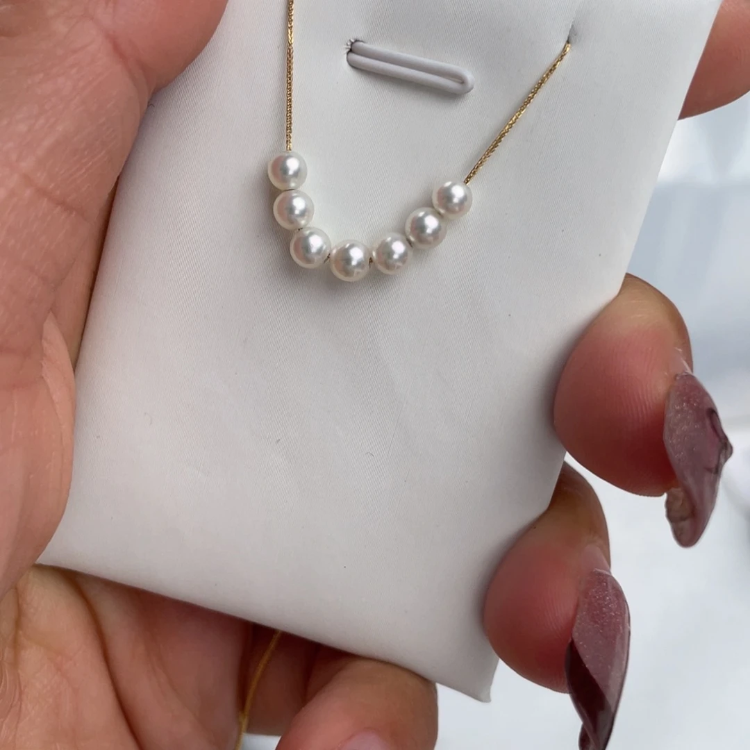海水珍珠颈饰18K金镶嵌