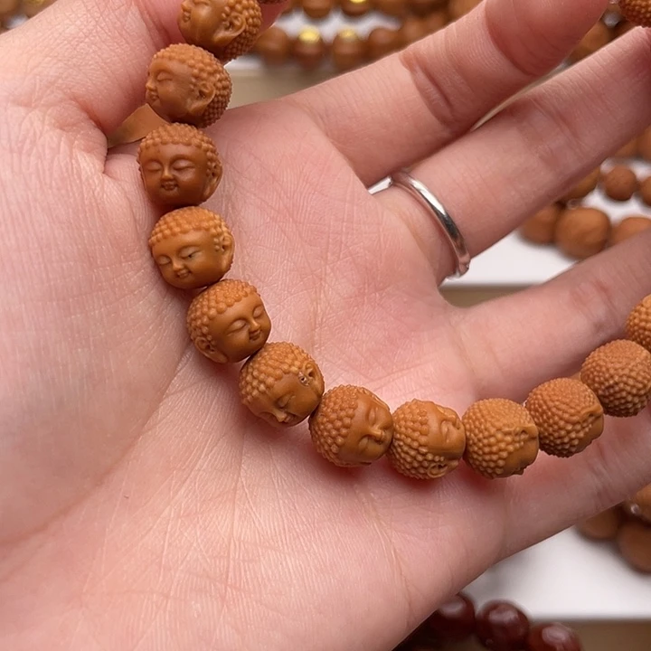 猴头核桃吊坠漏眼款小宝宝佛