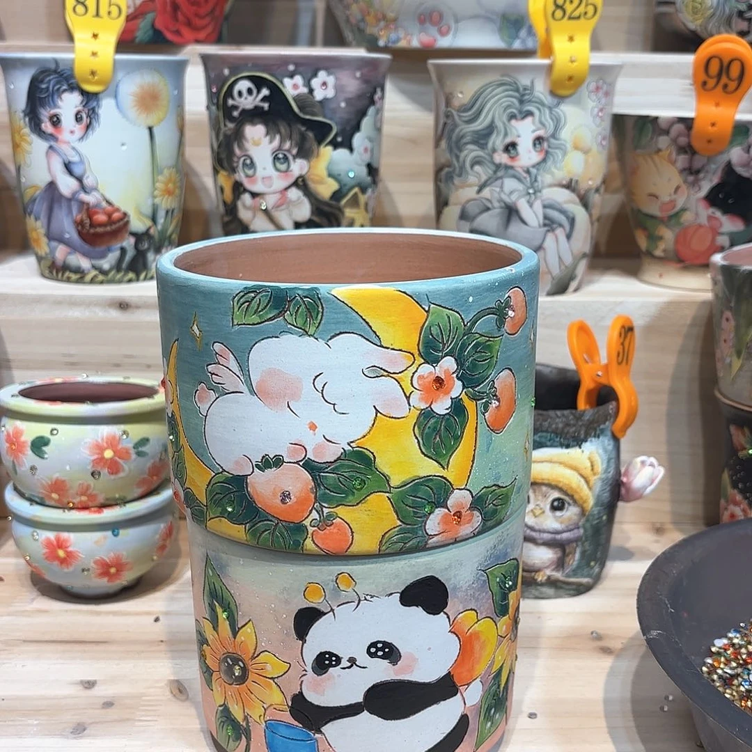 紫砂花盆果****茶手工花盆默认微瑕微瑕