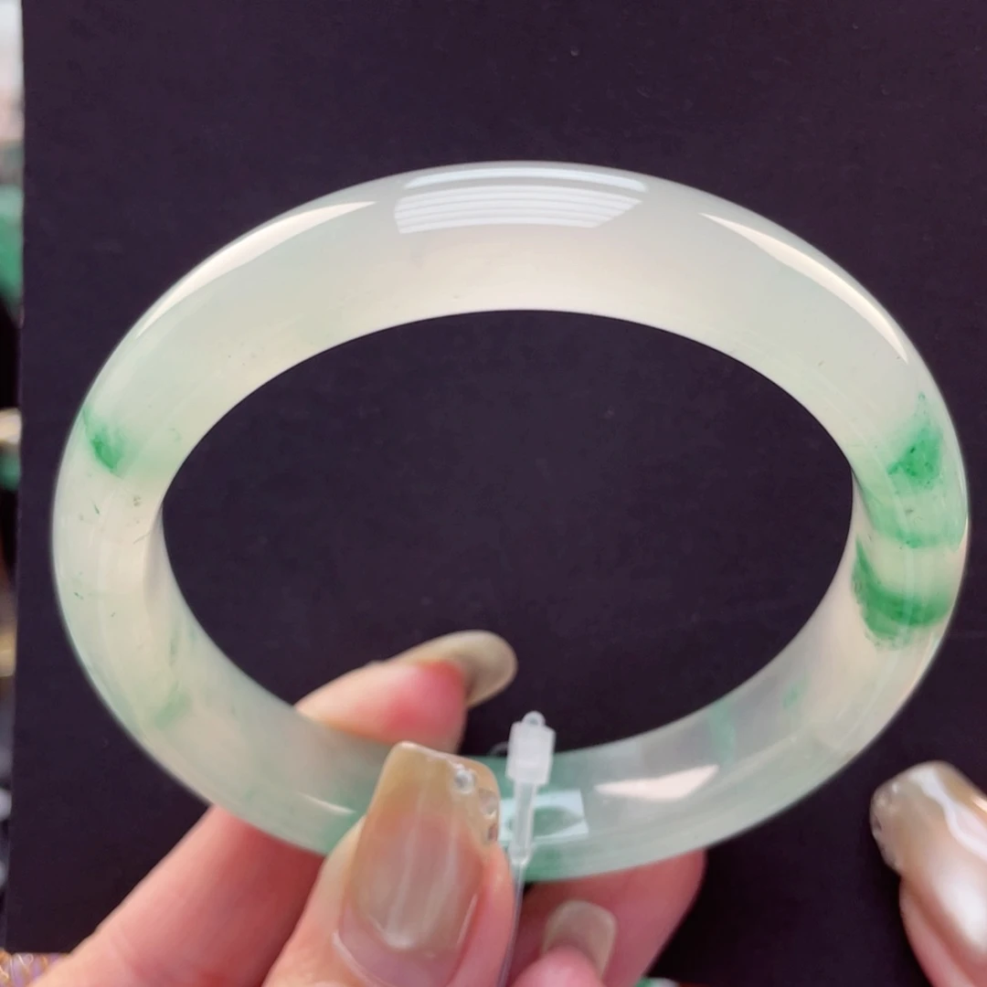 石英质玉未镶嵌手镯56-57