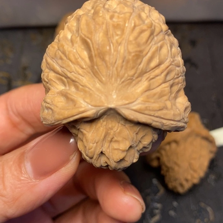 添***饭文玩核桃吊坠文玩核桃异形单只