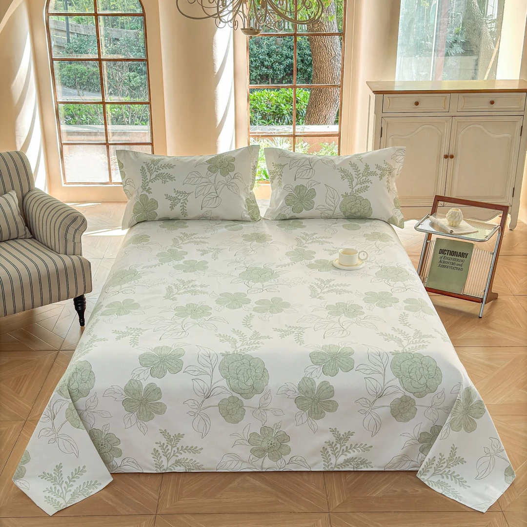 A类传承非遗正宗山东老粗布软凉席吸湿床单家用席子不起球