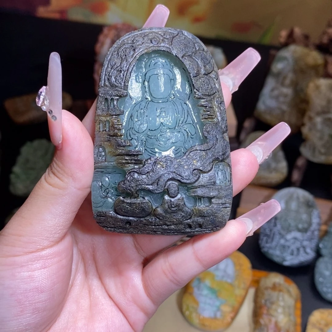 定制翡翠未镶嵌阿****鱼