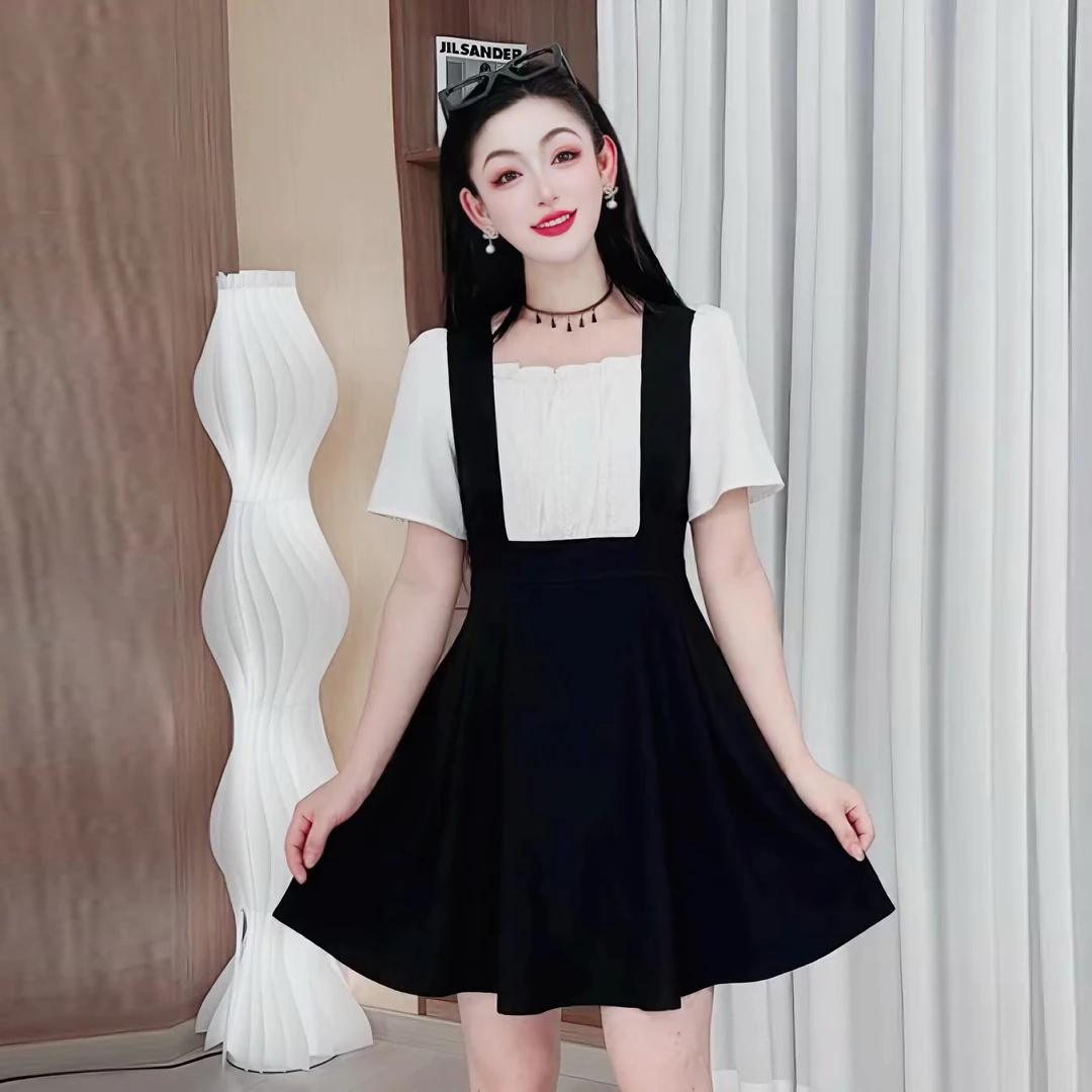 连衣裙夏季轻奢高级感夏季很仙很美裙子轻薄减龄显瘦百搭微胖女装