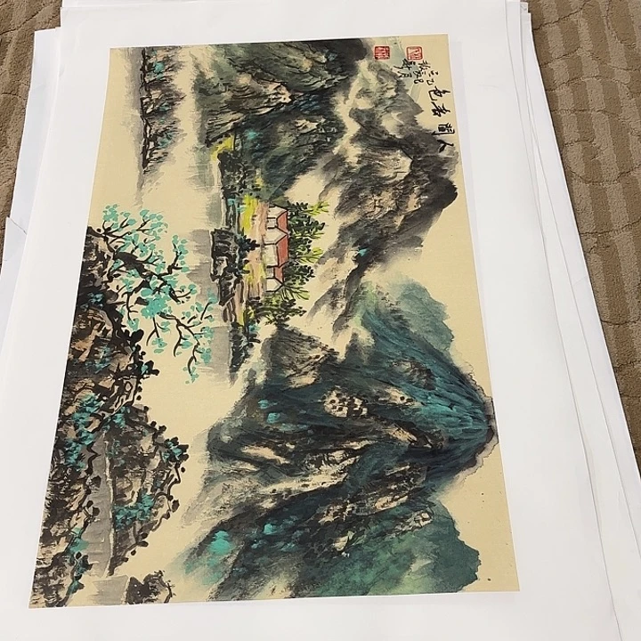 国画花鸟等多种形式