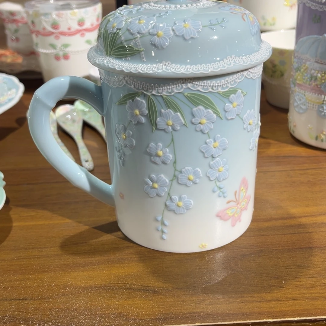 絮****瓷片玉泥干部杯一套