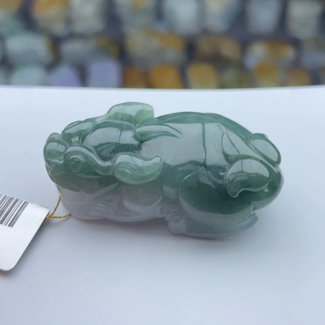 翡翠未镶嵌颈饰貔貅019