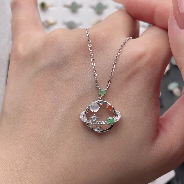 翡翠戒指未镶嵌项链