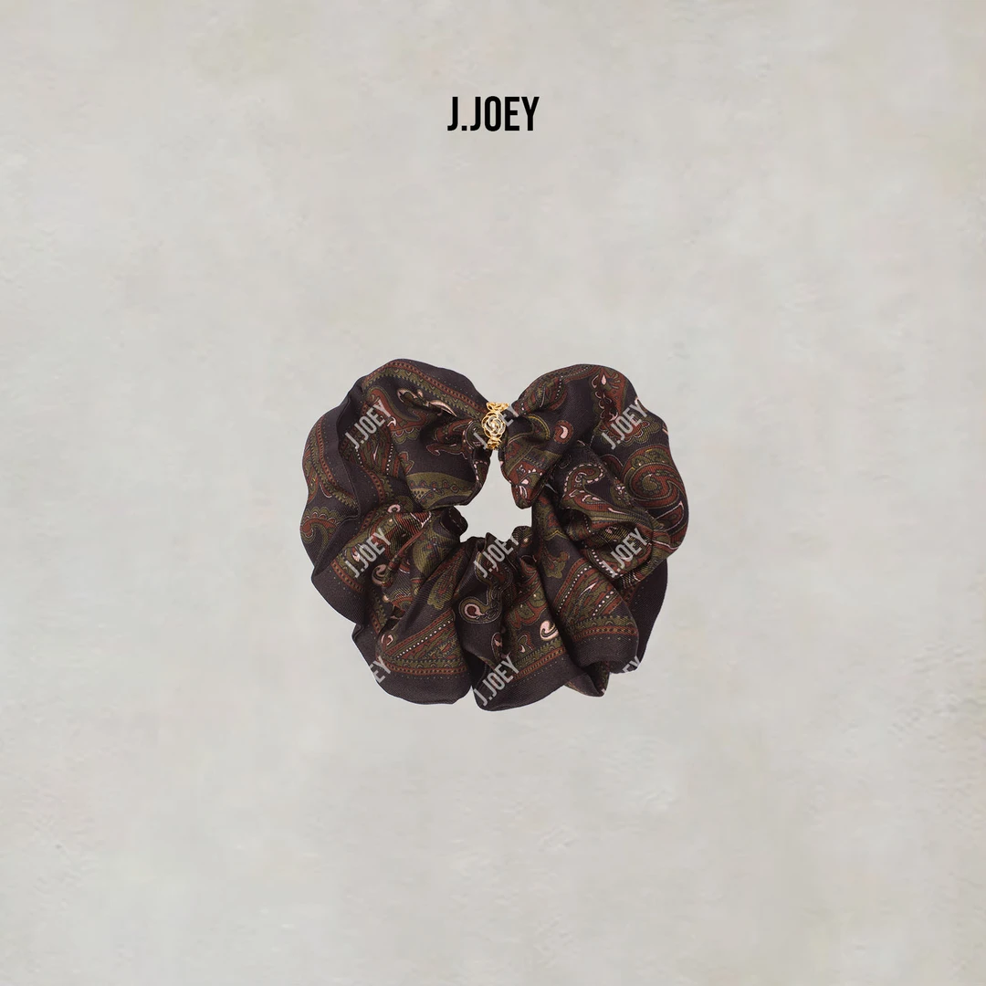 J.JOEY “100桑蚕丝”经典花色简约高弹力百搭气质头绳发饰 0994