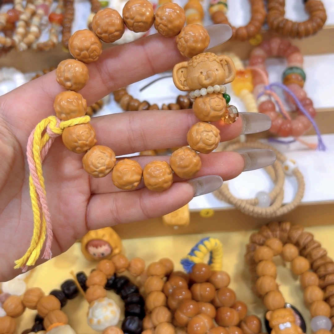 星月菩提吊坠猴头小羊➕吉象