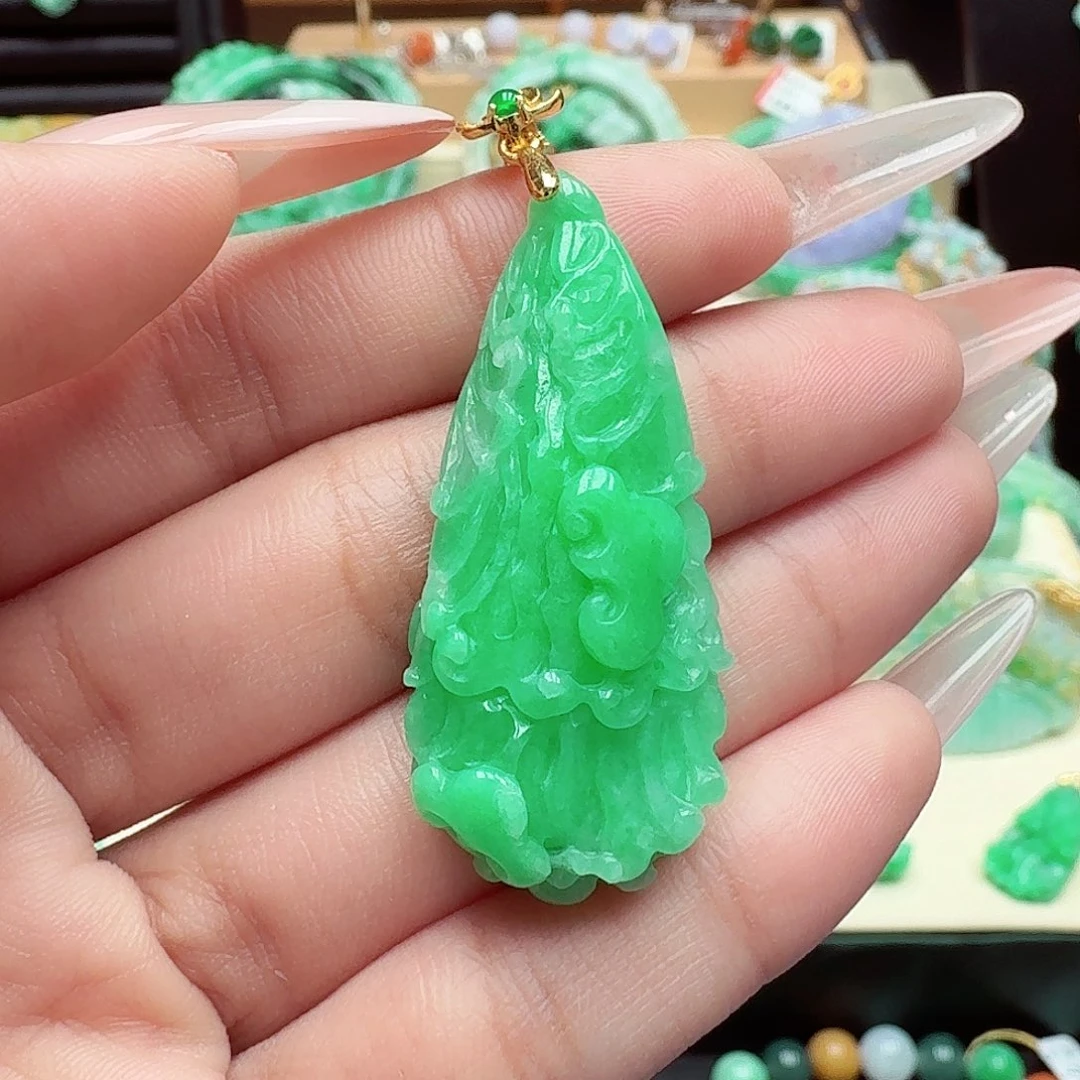颈饰未镶嵌翡翠翡翠吊坠