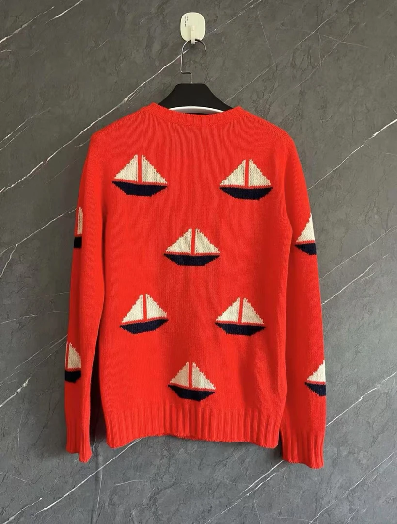 99新 Prada/普拉达 有奢友得严选丨普拉达红色毛衣00565