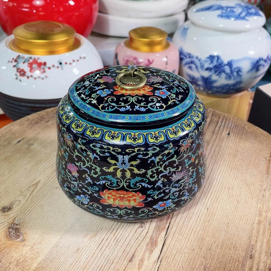 【闪购商品】罐陶瓷茶叶罐密封罐