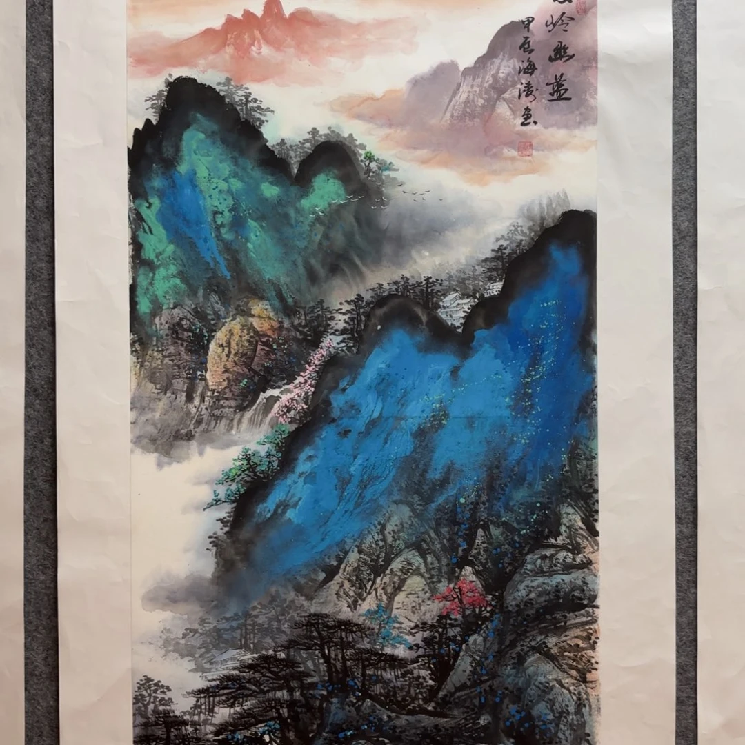 国画国画作品山水、花鸟精品